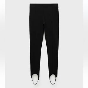 Mango Black Stirrup Leggings
